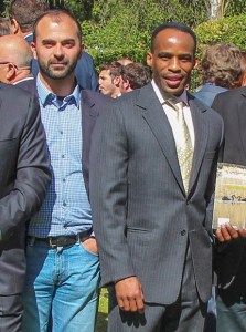 With the King of the Bafokeng's Nation